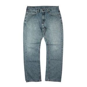 Levis Jeans Mens Blue 559 Relaxed Straight Fit Baggy Faded Denim 35x32